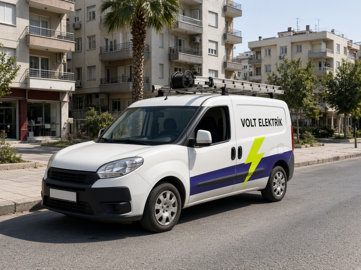 İzmir Elektrikçi Volt Elektrik servis aracı